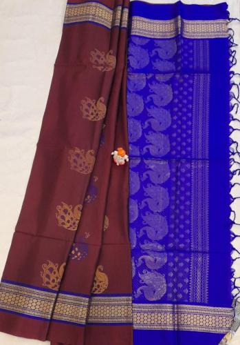 SOFT SILK SAREE WITH BLOUSE